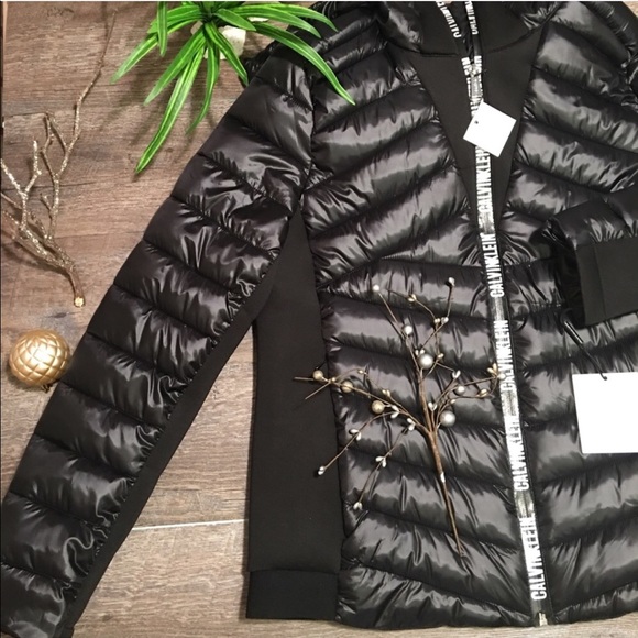 calvin klein featherweight down jacket